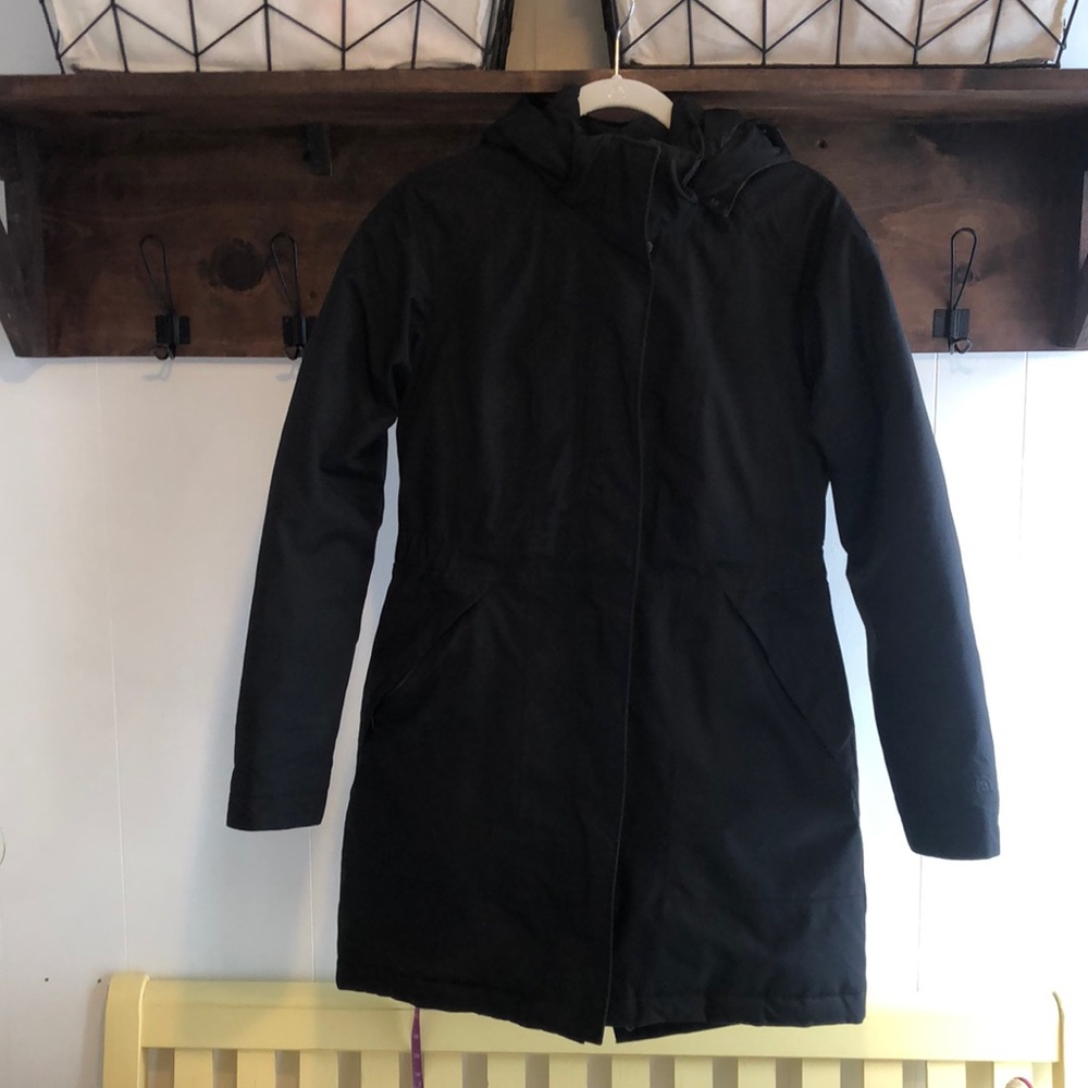 North face long puffy. Gently worn. Size S